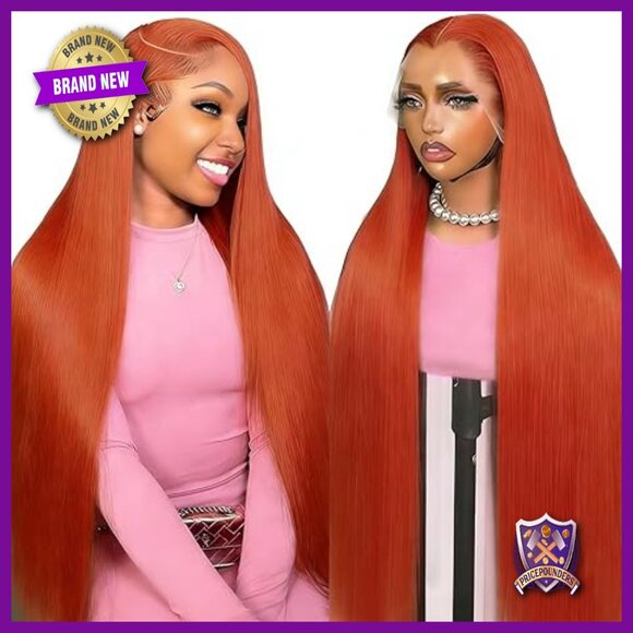 13x6 Lace Front Wig Human Hair 32 Inch Straight 200 Density Pre Plucked Glueless Amazon.com : AUOU 30 Inch 13x6 Lace Front Wigs Human Hair  main image 3